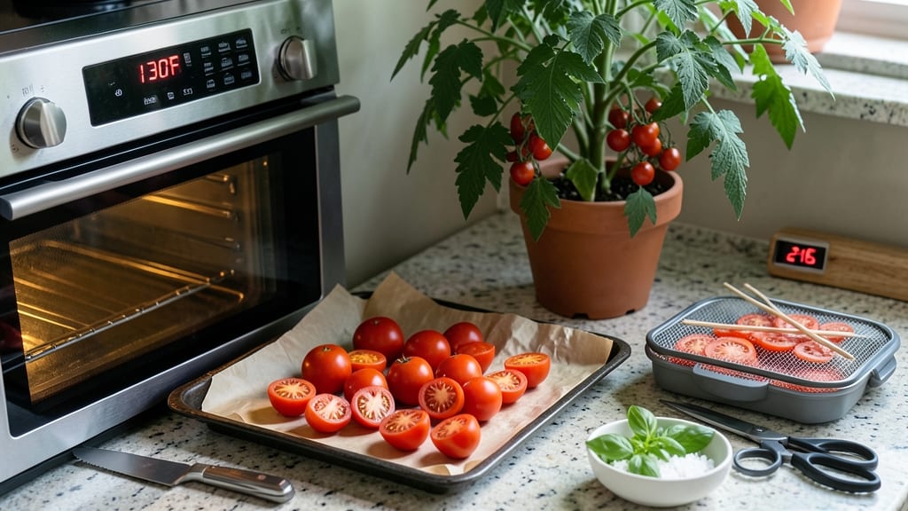 Dehydrating Cherry Tomatoes Recipe: Oven-Dried Intensity in 3 Hours