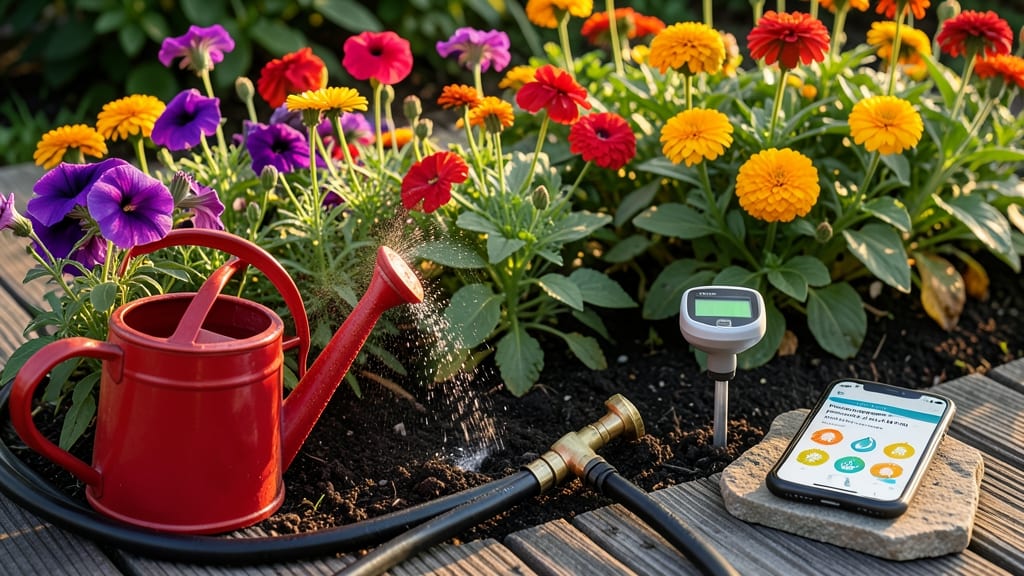 How Often to Water Outdoor Flowers: Seasonal Guide by Plant Type and Climate