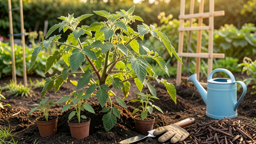 Planting Tomato Seedlings: Sunny Starter Secrets for Thriving Plants