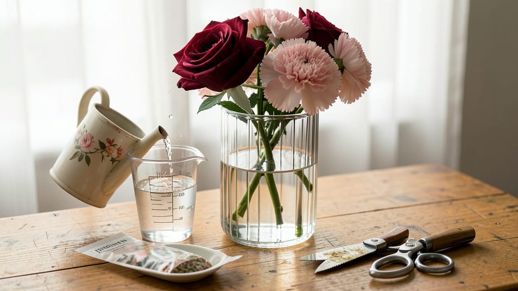 How Much Water Do Flowers Need in a Vase: Daily Refresh Tricks to Last 2+ Weeks