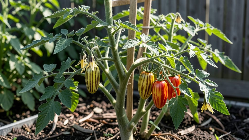 German Stripe Tomato: Bold Flavor Perennial Revival in Containers