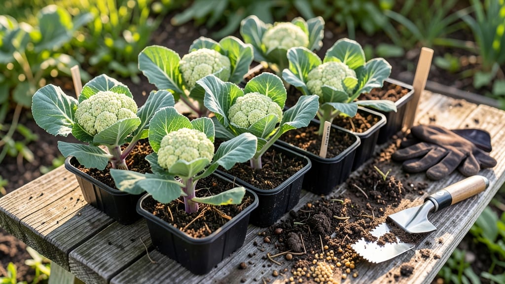 How to Plant Cauliflower Plants: Spacing, Soil & Transplant Timeline for Big Heads