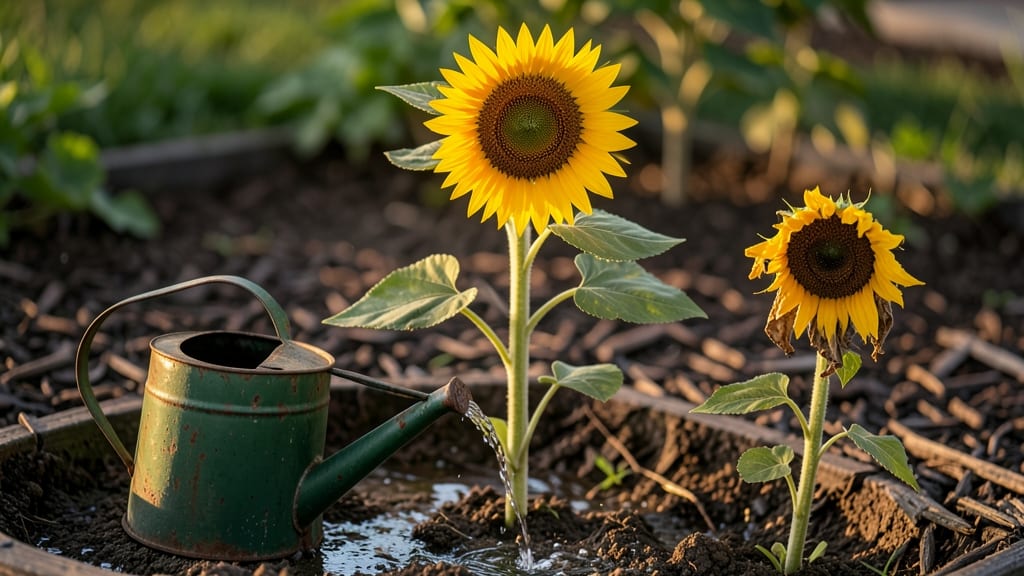 Do Sunflowers Require a Lot of Water: Drought-Tolerant Care Tips for Thriving Plants