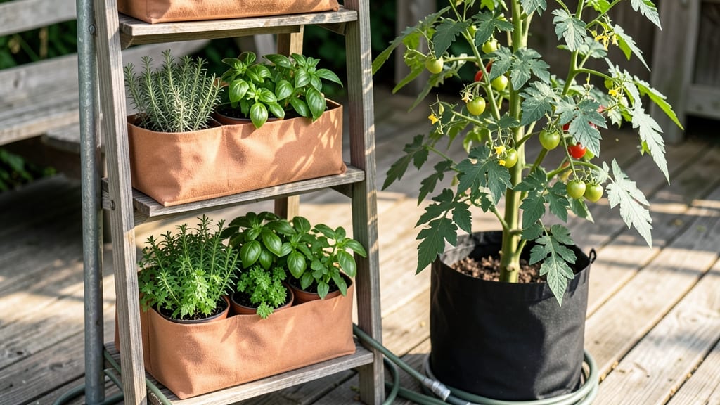 Stackable Vegetable Planters: Space-Saving Vertical Garden for Balconies